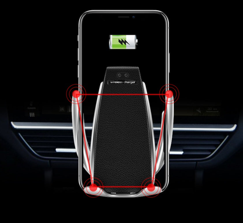 Car Wireless Charger 10W Induction Car Fast Wireless Charging With Car Phone Holder S5 