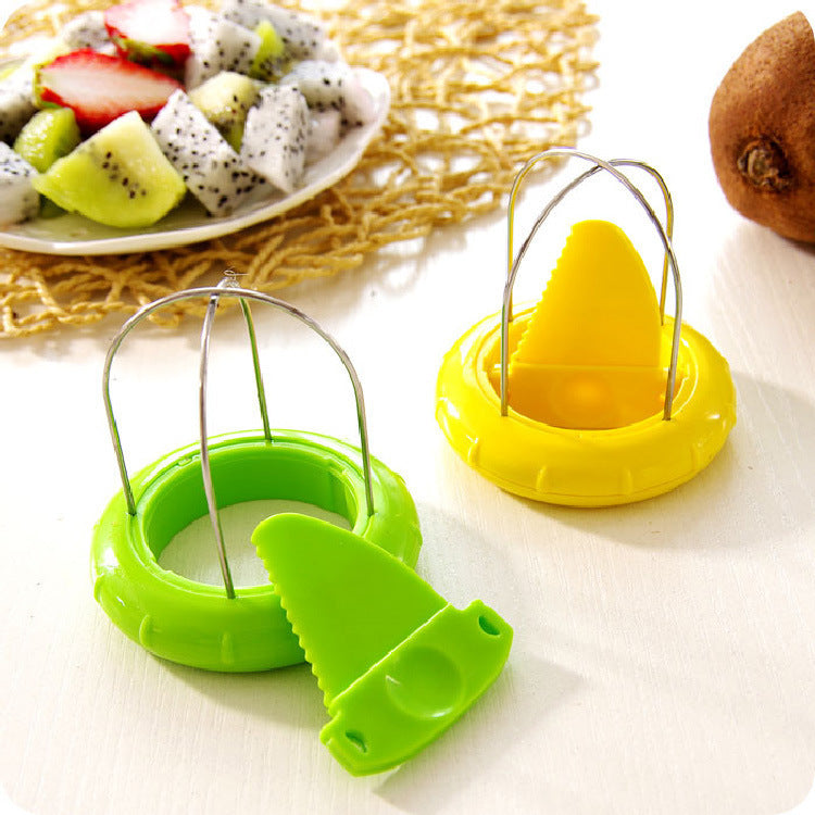 Mini Fruit Kiwi Cutter Peeler Slicer Kitchen Bar Supplies Gadgets Tools For Pitaya Vegetable Fruit Tools Shredders Slicers 