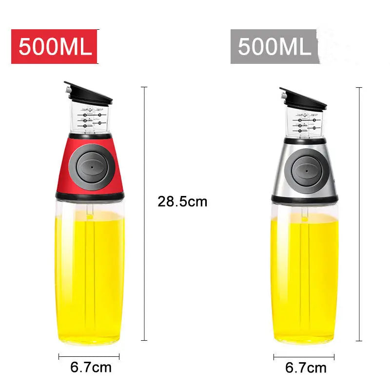 500ml Measurable Glass Bottle Oil Bottle Soy Bottle Kitchenware 