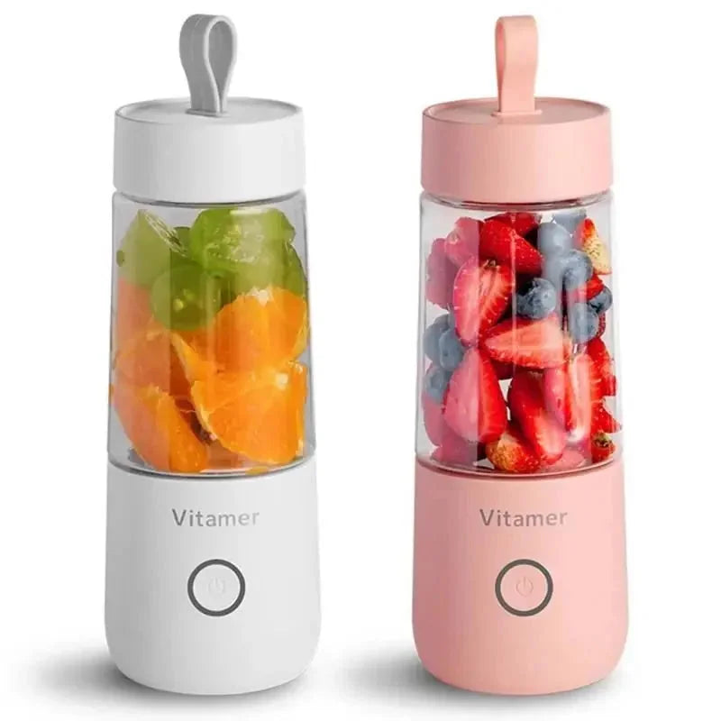 usb rechargeable portable blender | 350ml smoothie blender bottle | personal size juicer mixer | energy saving