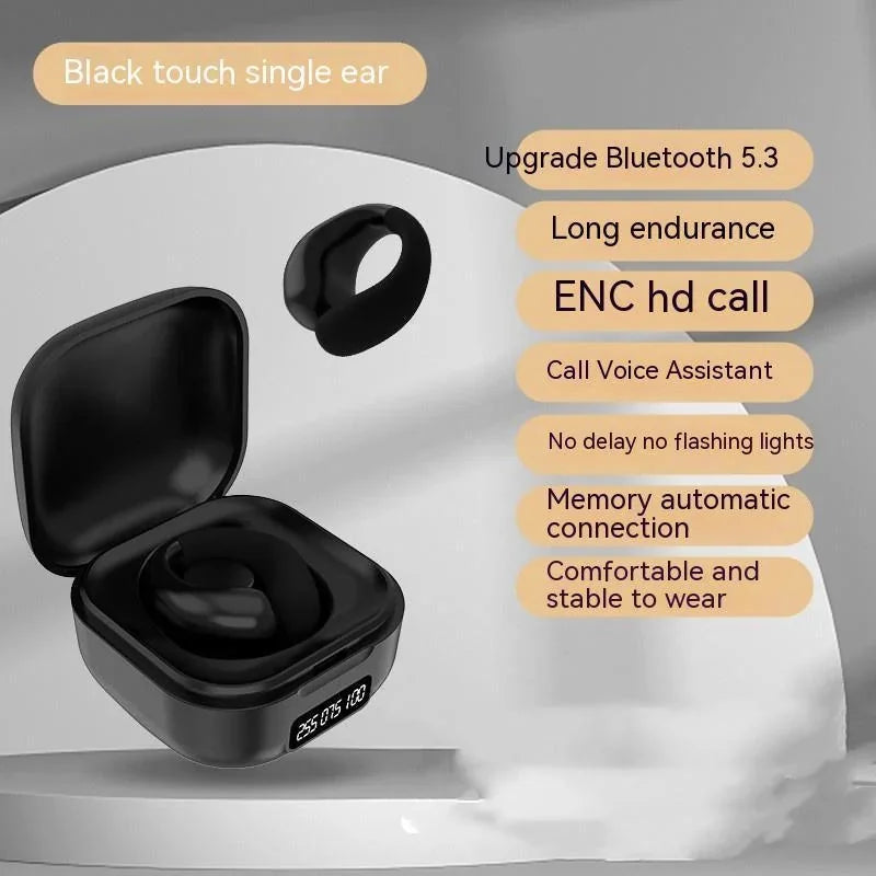 led display earphones | bluetooth 53 wireless earbuds | digital battery indicator | energy saving