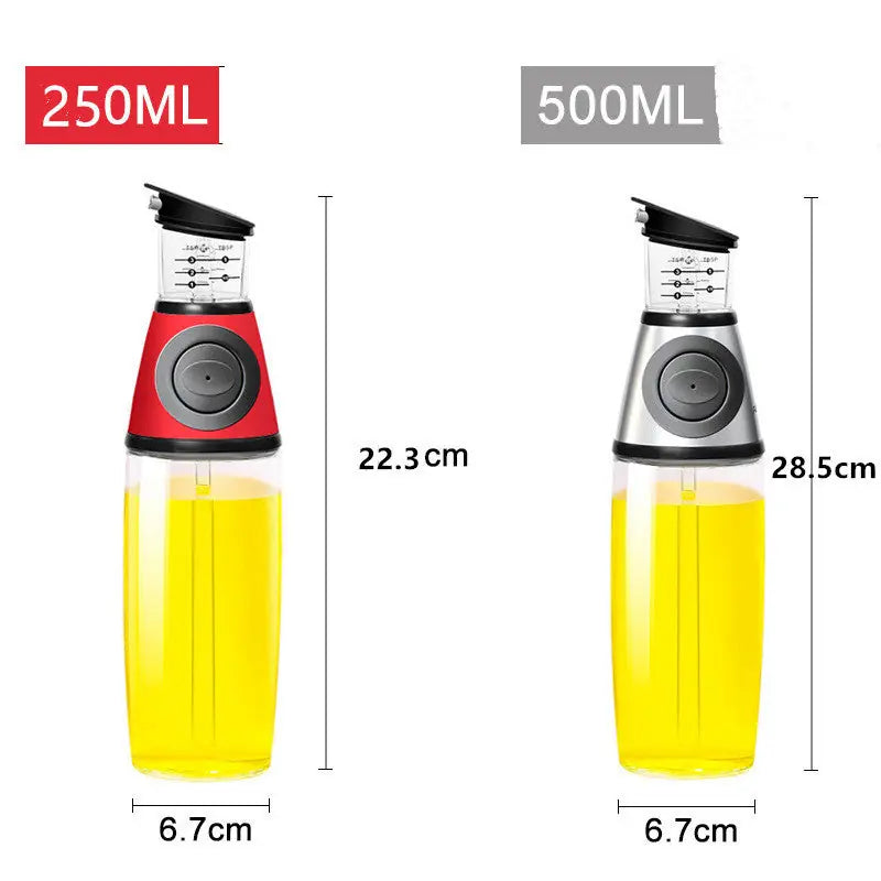 500ml Measurable Glass Bottle Oil Bottle Soy Bottle Kitchenware 
