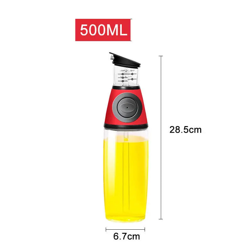 500ml Measurable Glass Bottle Oil Bottle Soy Bottle Kitchenware 