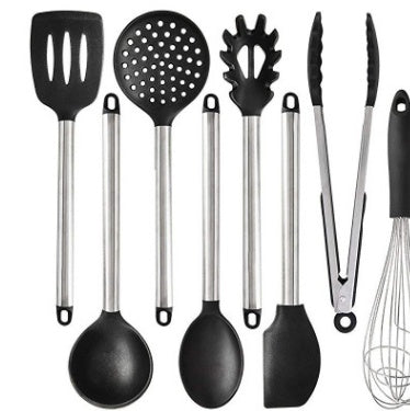 The silicone kitchen utensils and appliances 