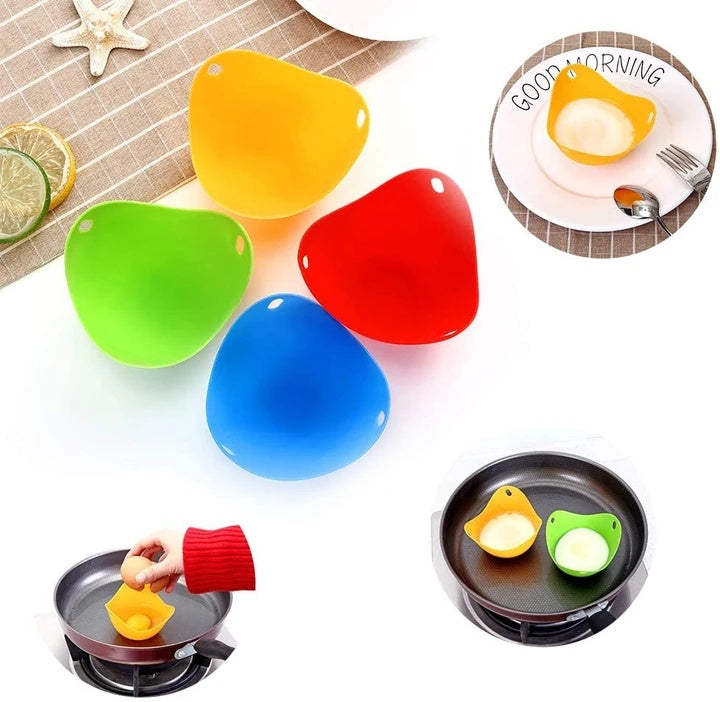 Green Silicone Egg Cooker 4 Color Silicone Egg Cooker 