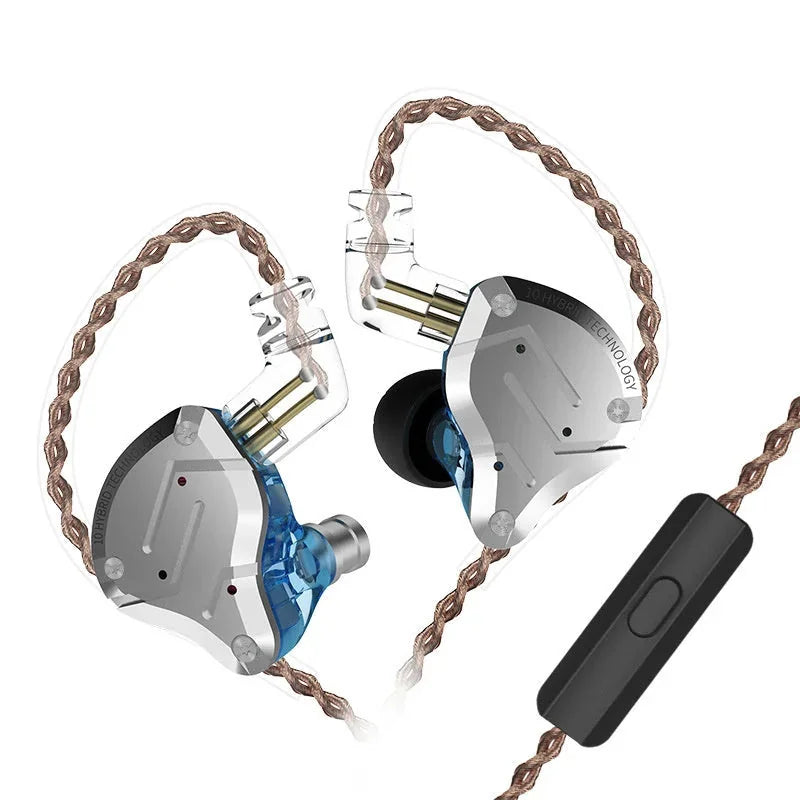 metal alloy earbuds | titanium coated drivers | noise isolating in-ear headphones | energy saving