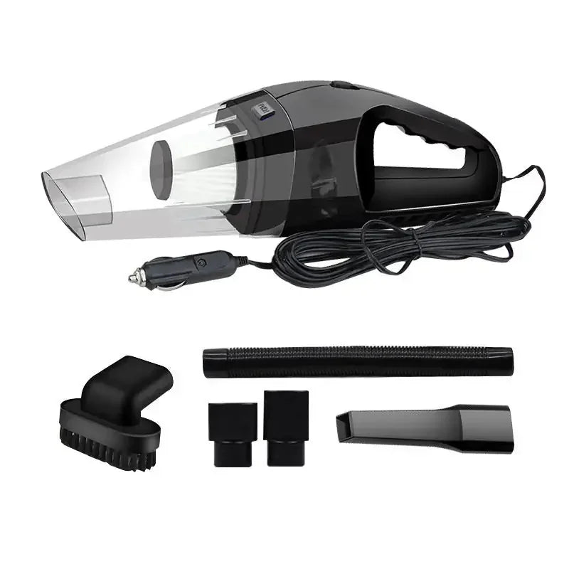 v car vacuum cleaner | handheld portable vacuum | 120w high power suction | ultrasonic cleaning