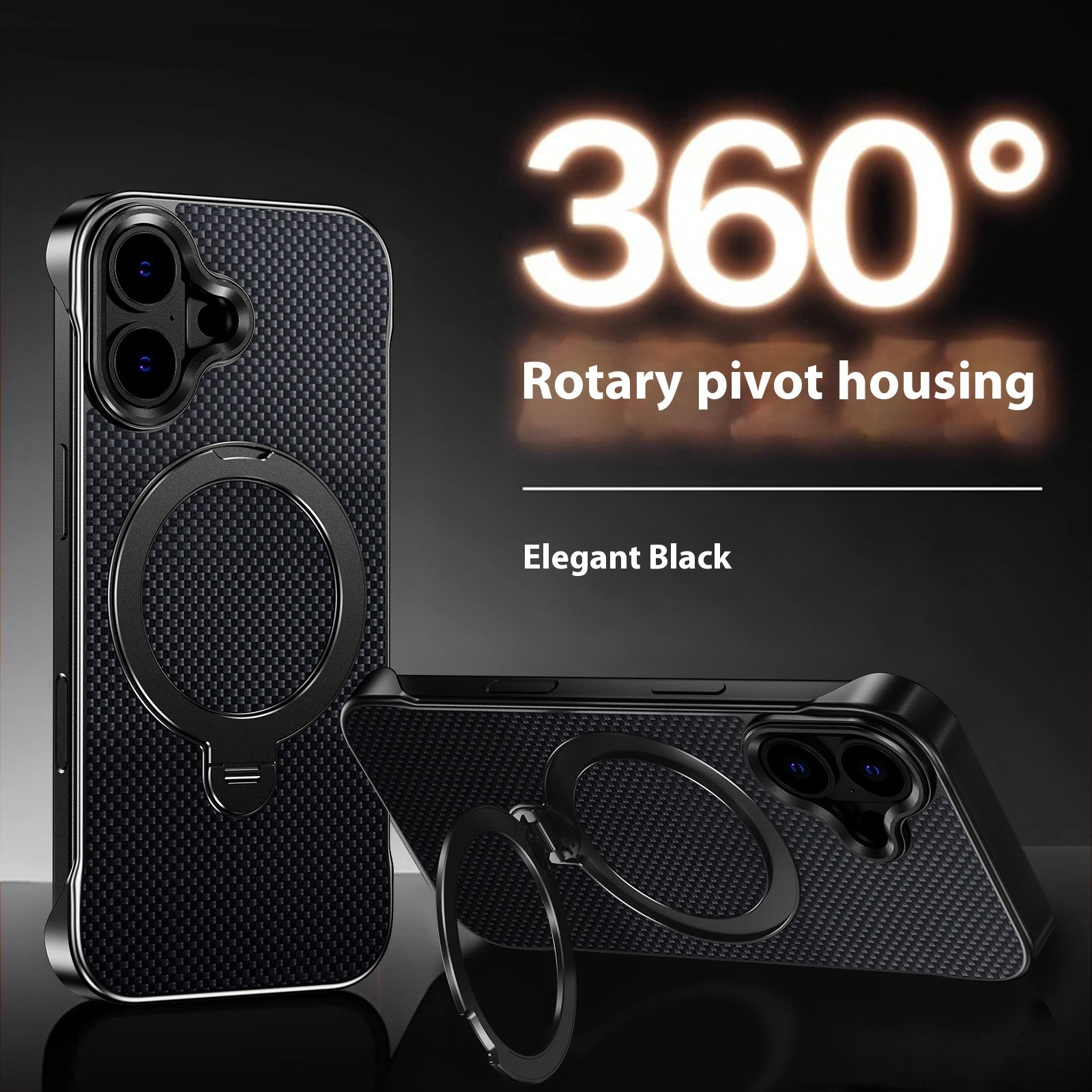 Suitable For 171615Promax Aramid Fiber  Bracket Frameless Phone Case 