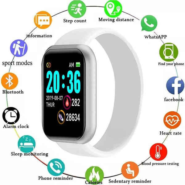 waterproof fitness tracker | 24-hour heart rate monitor | long battery life bracelet | ultrasonic cleaning