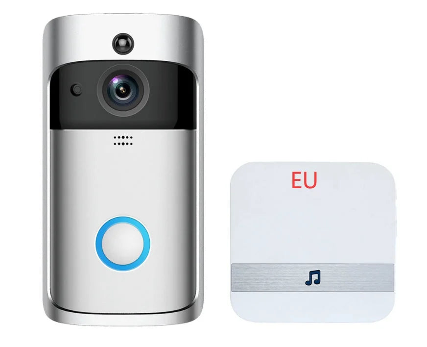 p hd video doorbell | easy diy installation | night vision security camera | energy saving