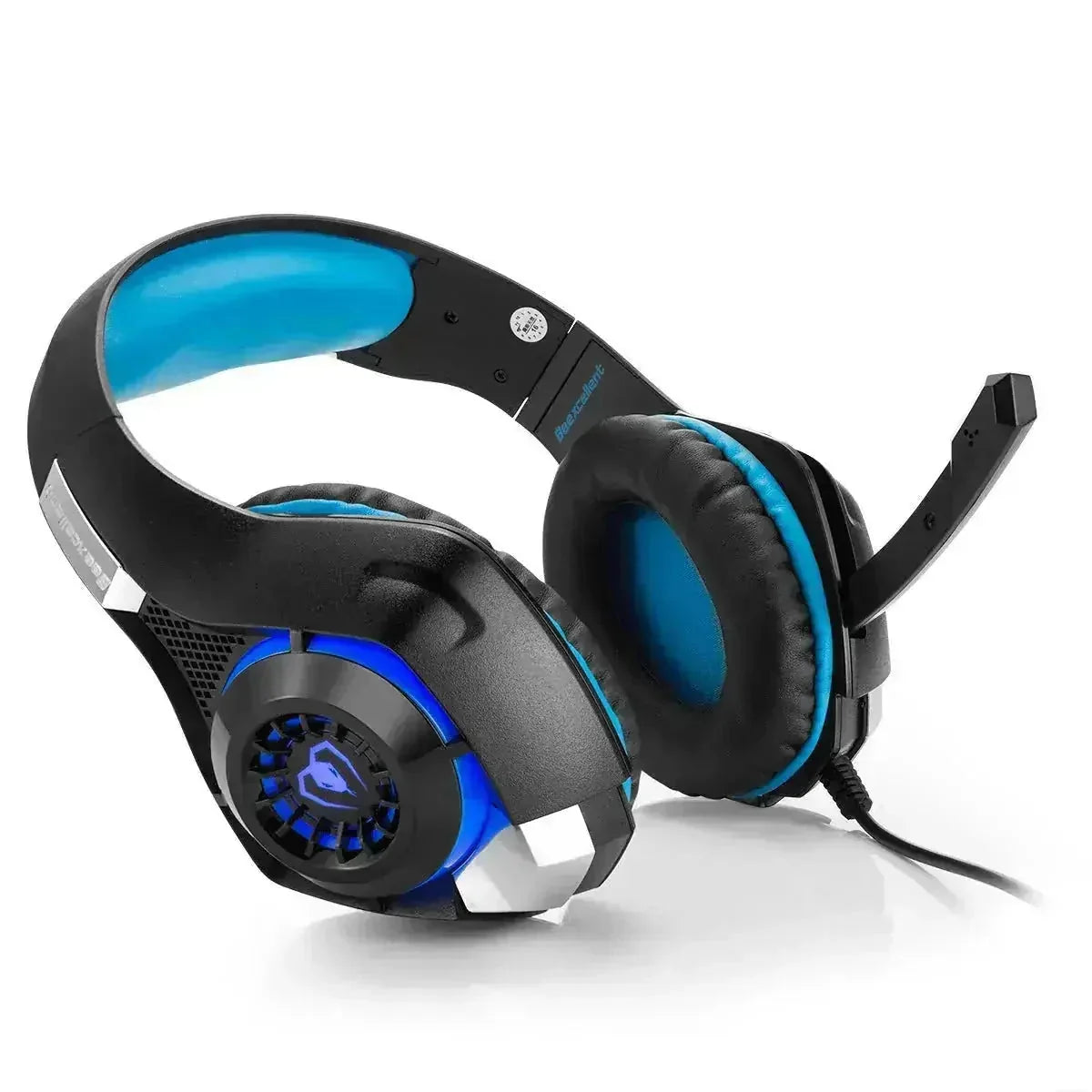 noise-cancelling gaming headset | 71 surround sound headphones | durable metal frame construction | energy saving