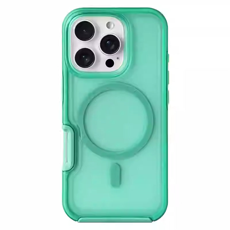 High-grade Matte Simple All-inclusive Anti-fall Skin Feeling Magnetic Phone Case 