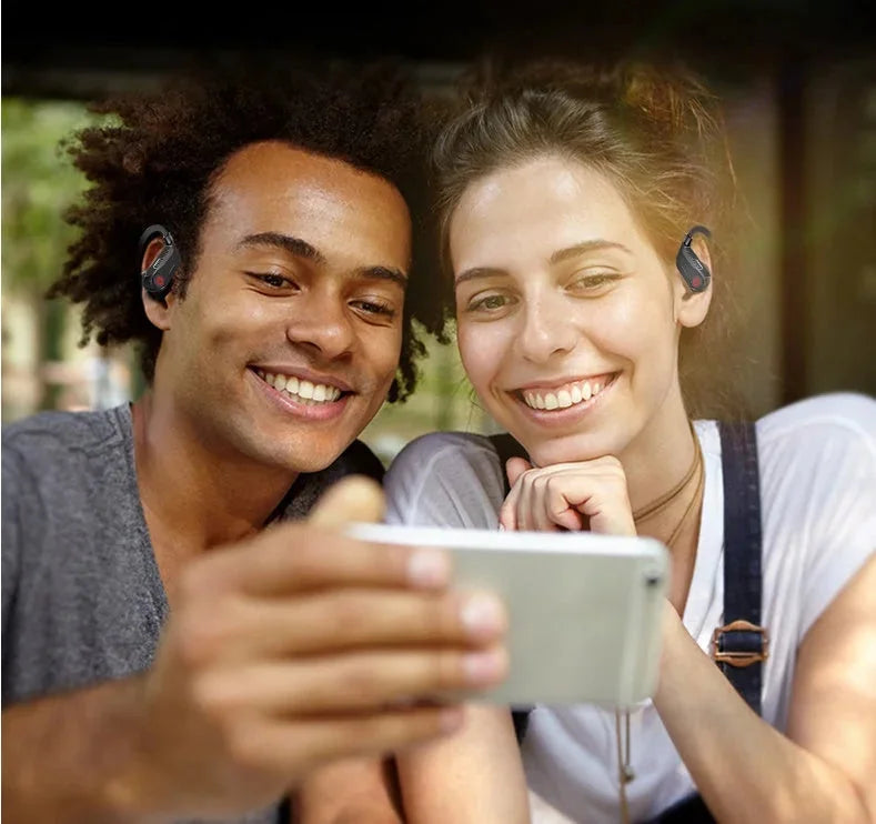 noise cancelling wireless earbuds | long battery life tws | waterproof sports earphones | ultrasonic cleaning