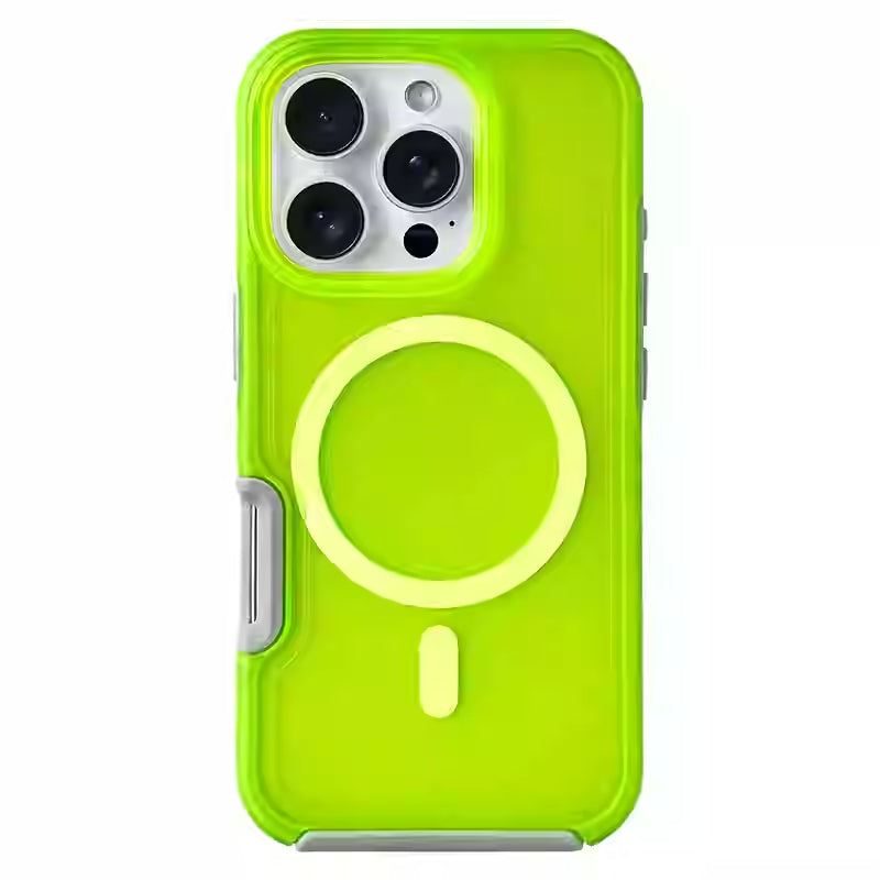 High-grade Matte Simple All-inclusive Anti-fall Skin Feeling Magnetic Phone Case 