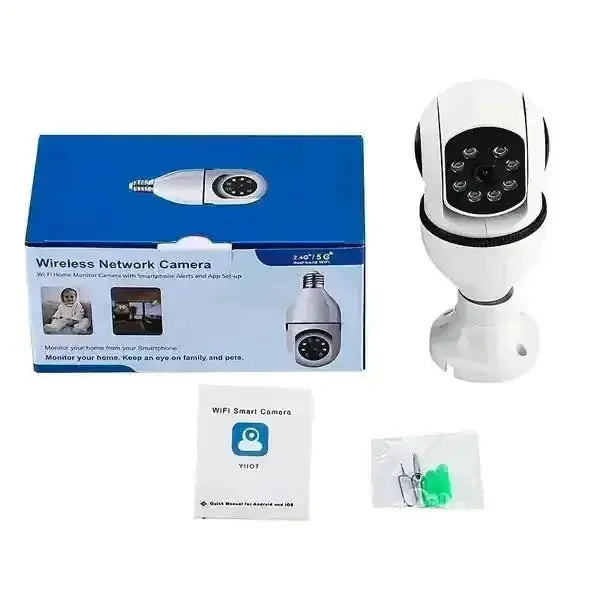 g wifi security camera | 360 degree panoramic view | auto tracking surveillance | energy saving