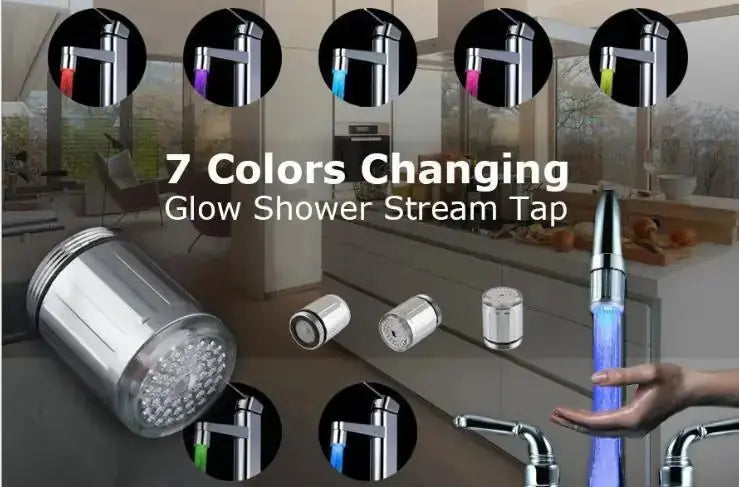 Creative Kitchen Bathroom Light-Up LED Faucet 