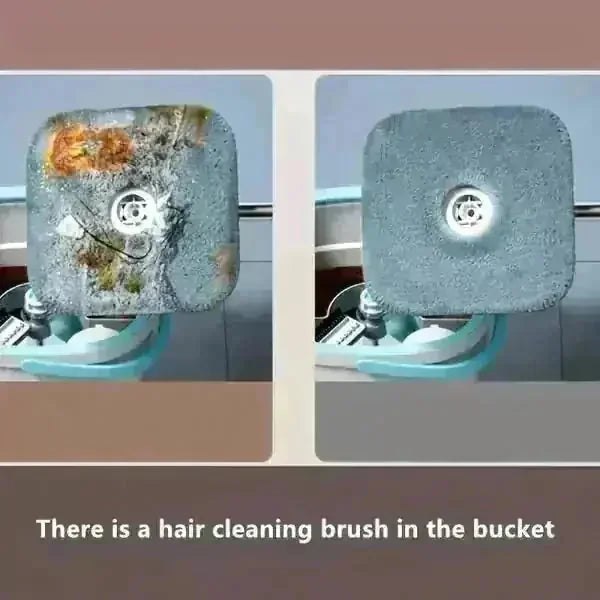 self-cleaning mop bucket | 360 degree rotating mop head | microfiber mop pads included | energy saving