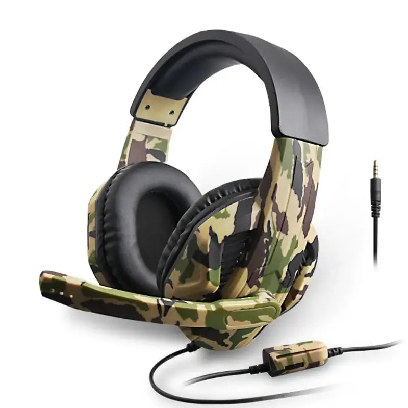 Camouflage gaming headset 