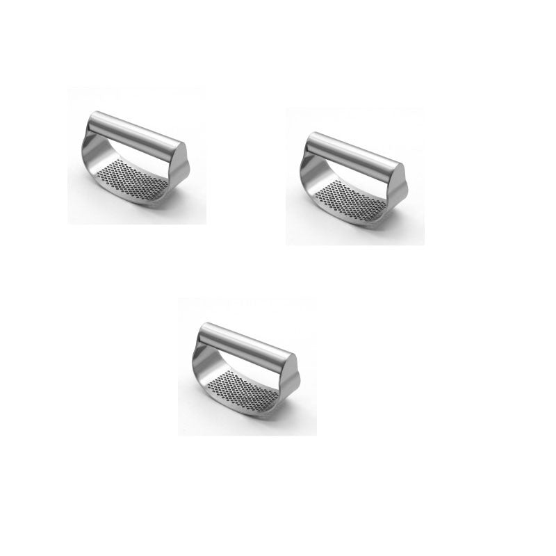 Upgraded Stainless Steel Garlic Press Squeezer Manual Garlic Ginger Rocker Crusher Garlic Cutting Mince Tools Kitchen Gadgets 