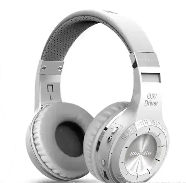 Bluedio Headphones White   Silver 