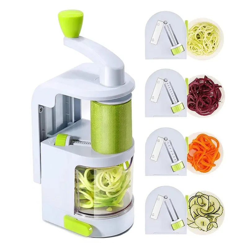 Vegetable Grater Potato Spiral Slicer Whirlwind Fruit Vegetable Spiral Machine Noodle Maker Multifunctional Kitchen Gadgets 