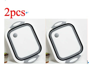 Folding Vegetable Board Household  Multifunctional Anvil Board Washing Basket 