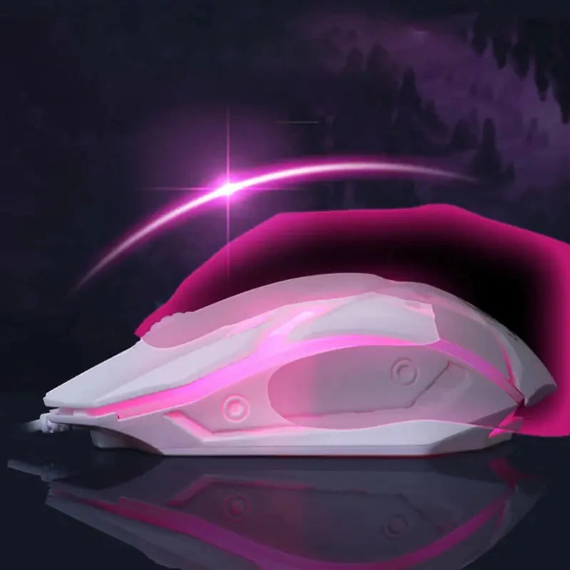 mechanical gaming keyboard | rgb backlit keys | wired gaming mouse | energy saving