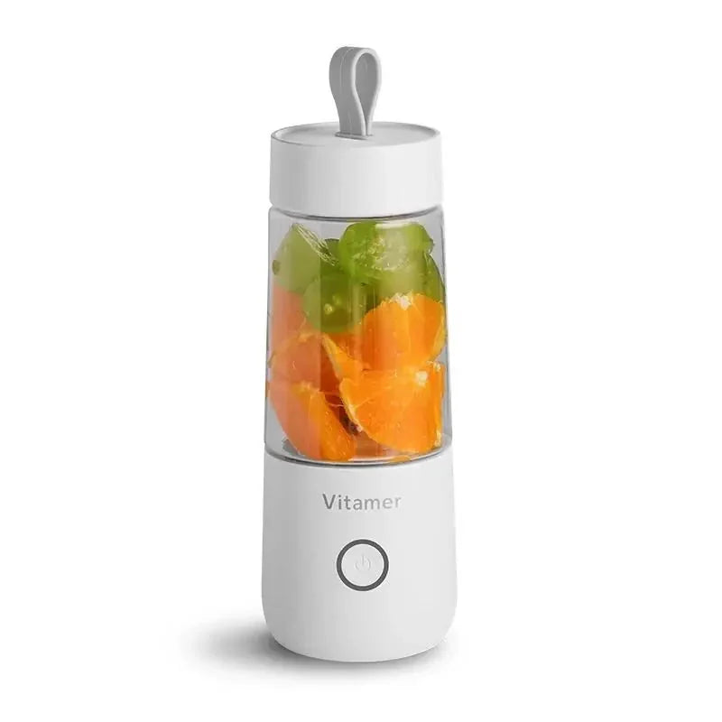 usb rechargeable portable blender | 350ml smoothie blender bottle | personal size juicer mixer | energy saving