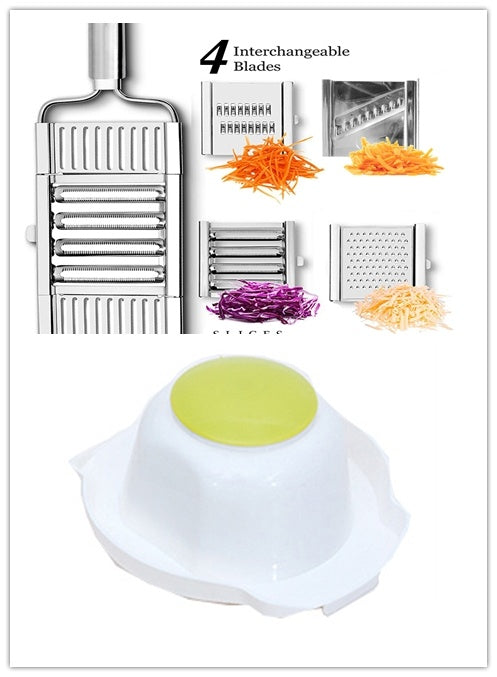 Stainless Steel Grater, Vegetable And Fruit Slicer, Peeler 