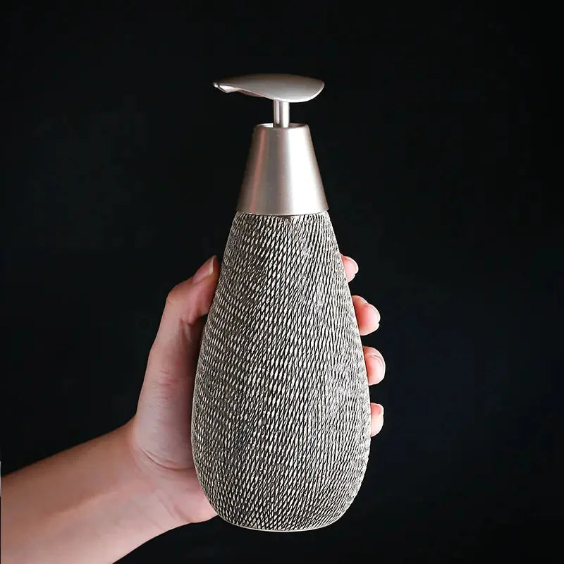ceramic soap dispenser | wall-mounted shower gel bottle | bathroom lotion dispenser | ultrasonic cleaning
