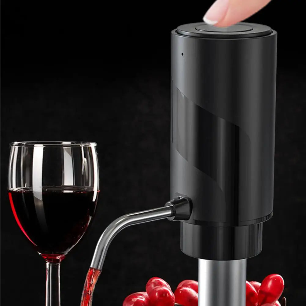 Electric Wine Aerator And Decanter Pump Dispenser Gift One Touch Operating Easy To Use Wine Decanter Kitchen Gadgets 