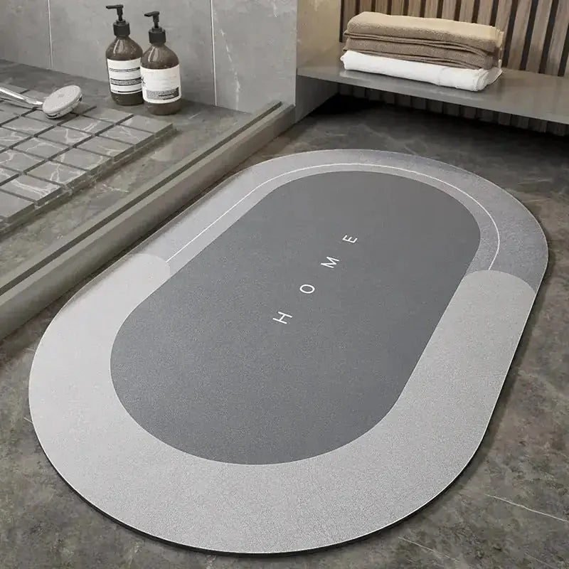 non-slip bathroom rug | waterproof shower mat | quick-dry bath mat | ultrasonic cleaning