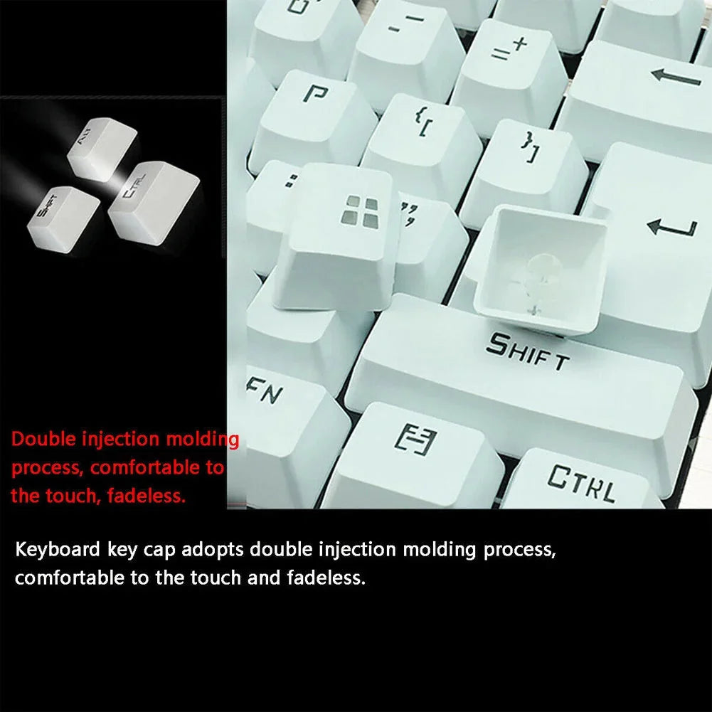 mechanical-feel keys | full-size keyboard with numpad | home office setup | energy saving