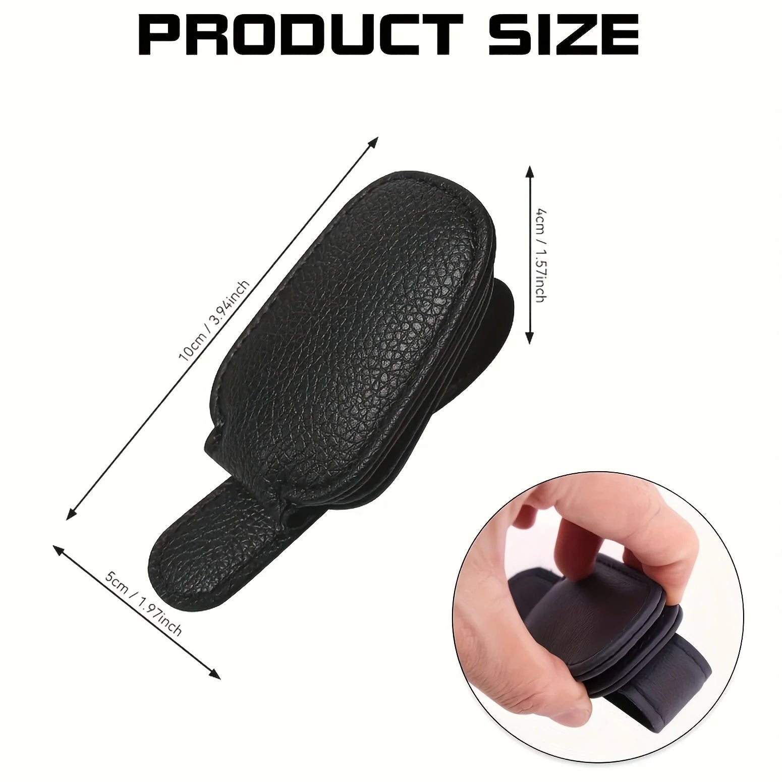 universal car sun visor clip | pu leather eyewear holder | vehicle interior accessories | ultrasonic cleaning