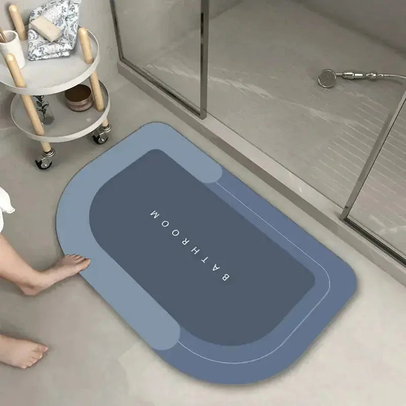 non-slip bathroom rug | waterproof shower mat | quick-dry bath mat | energy saving