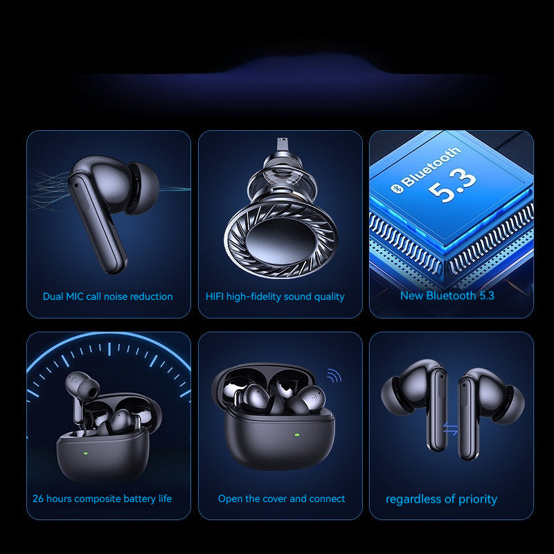 Wireless Bluetooth Noise Reduction In-ear Headphones 