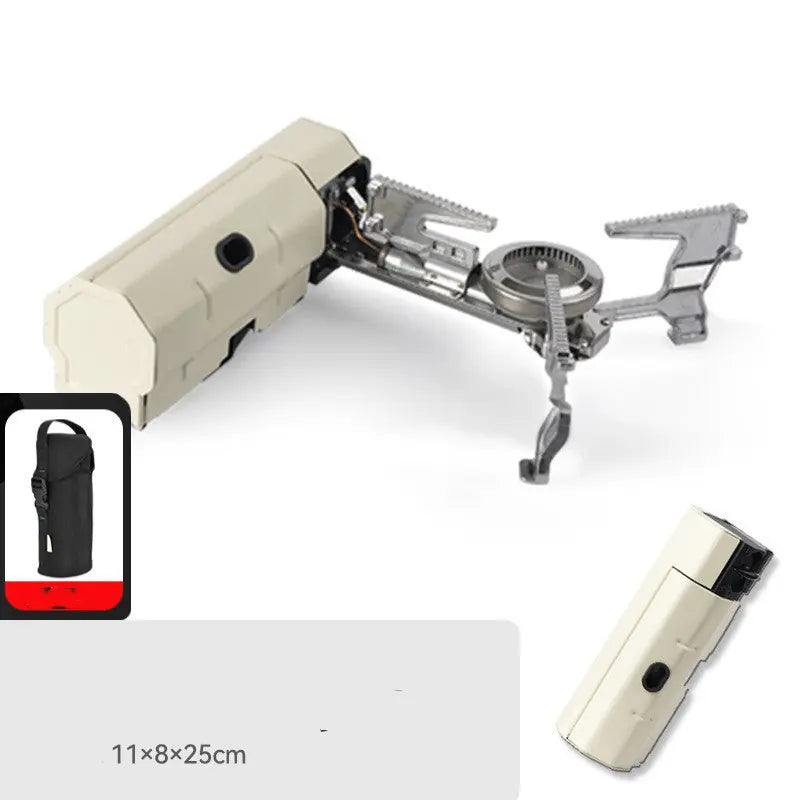 Camping Gas Stove Portable Folding Cassette Stove Outdoor Hiking BBQ Travel Cooking Grill Cooker Gas Burner Food Heating Tool Kitchen Gadgets 