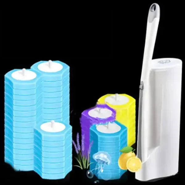 disposable toilet brush | biodegradable toilet brush | single-use toilet brush | energy saving