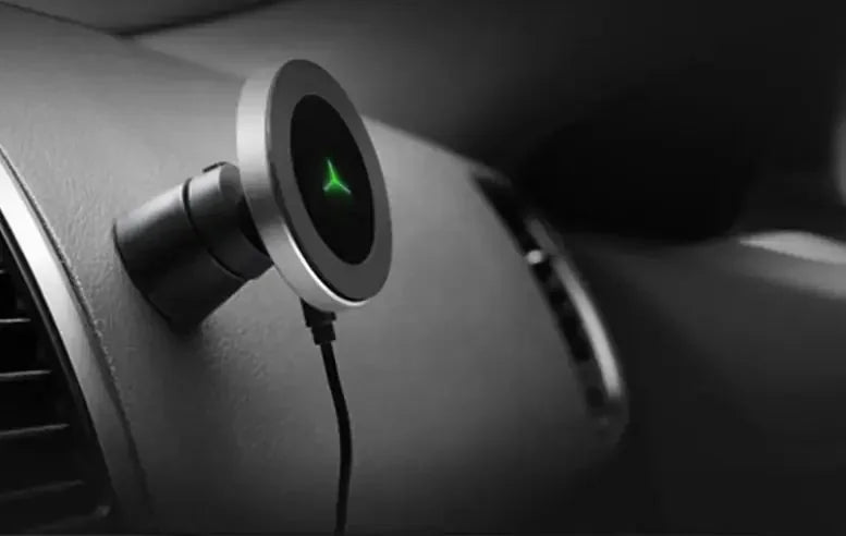 magnetic wireless car charger | 15w fast charging | universal phone compatibility | energy saving