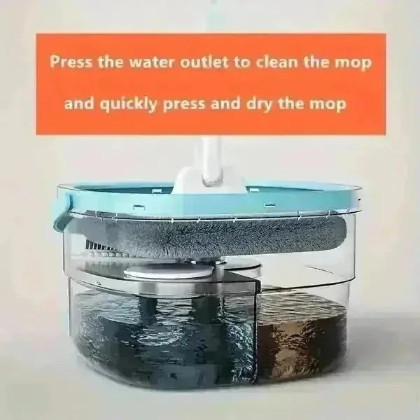 self-cleaning mop bucket | 360 degree rotating mop head | microfiber mop pads included | energy saving