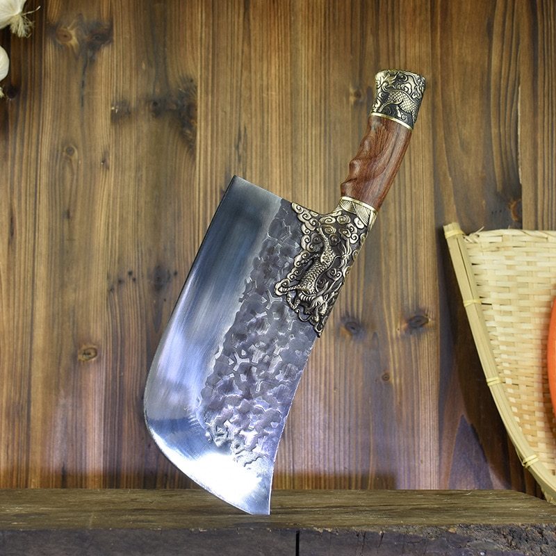 Household Bone Chopping Hand-forged Kitchen Knife Dual-use Knife Ghost Hand Made Chef Knives 