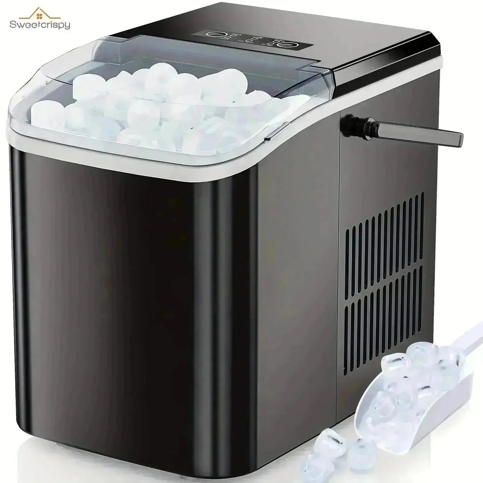bullet ice maker | countertop ice machine | 9 cubes in 6 minutes | energy saving