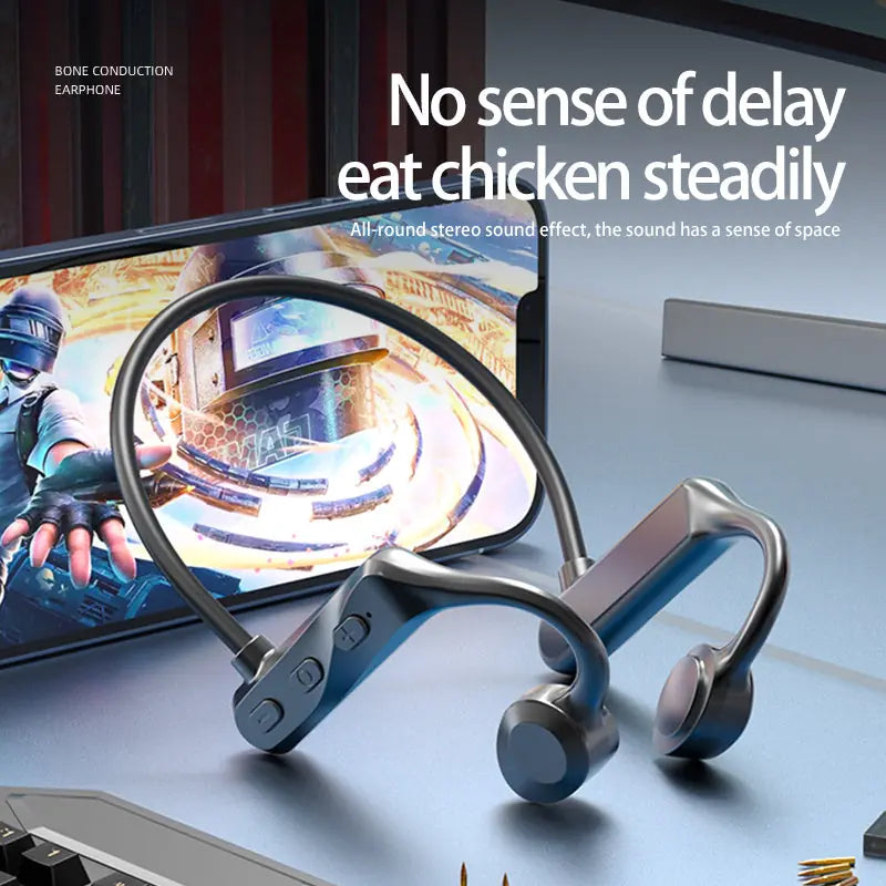 Bone Conduction Bluetooth 5.0 Waterproof Headphones 