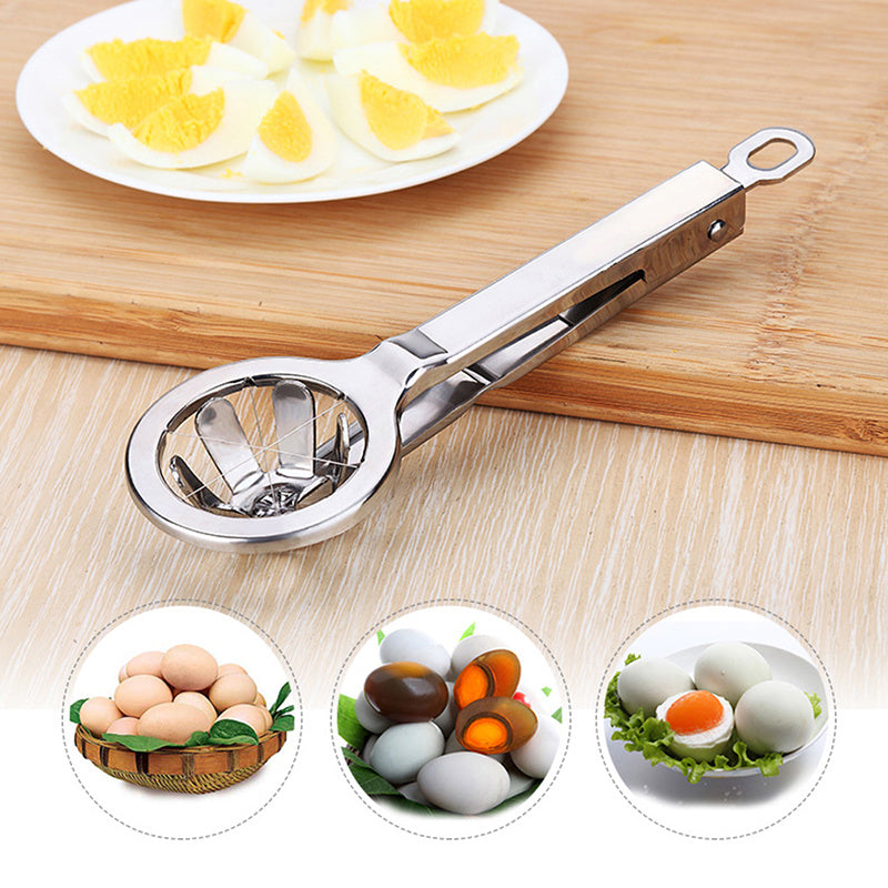 Stainless Steel Egg Cutter Hexagonal Cutting Cooked S Tool Separater Fancy Splitter Kitchen Mold Creative Slicer Gadgets Kitchen Gadgets 
