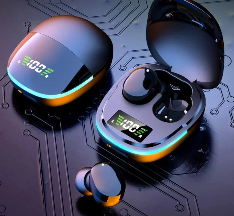 g9s digital headphones | cool breathing light | touch control headphones | ultrasonic cleaning