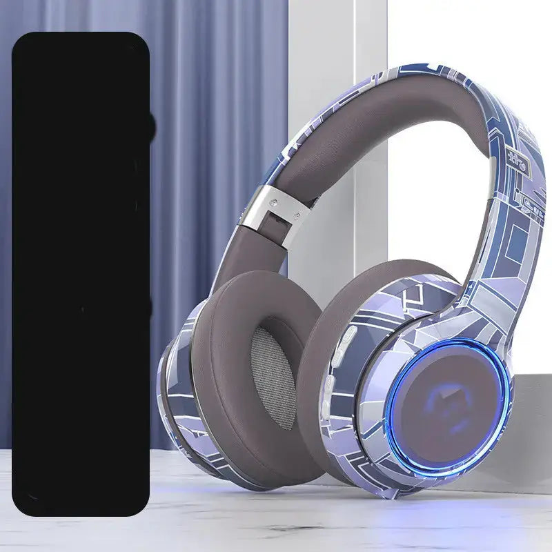 Bluetooth Headphones 5.2 Pluggable Illumination 