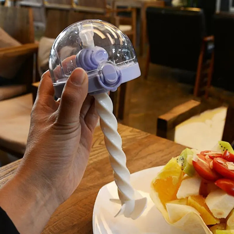 500ML Kids Plastic Water bottles Protein Shaker Blender Bottles with straw BPA Free Portable Sport My Water bottles 