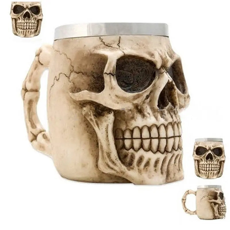 400ML 3D Skull Mugs Coffee 