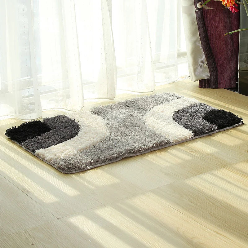 hand-tufted wool carpet | 8x10 feet area rug | high-pile shag rug | energy saving