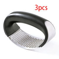 Upgraded Stainless Steel Garlic Press Squeezer Manual Garlic Ginger Rocker Crusher Garlic Cutting Mince Tools Kitchen Gadgets 